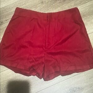 Women's Red Shorts